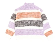 Name It scarlet ibis stribet strikbluse